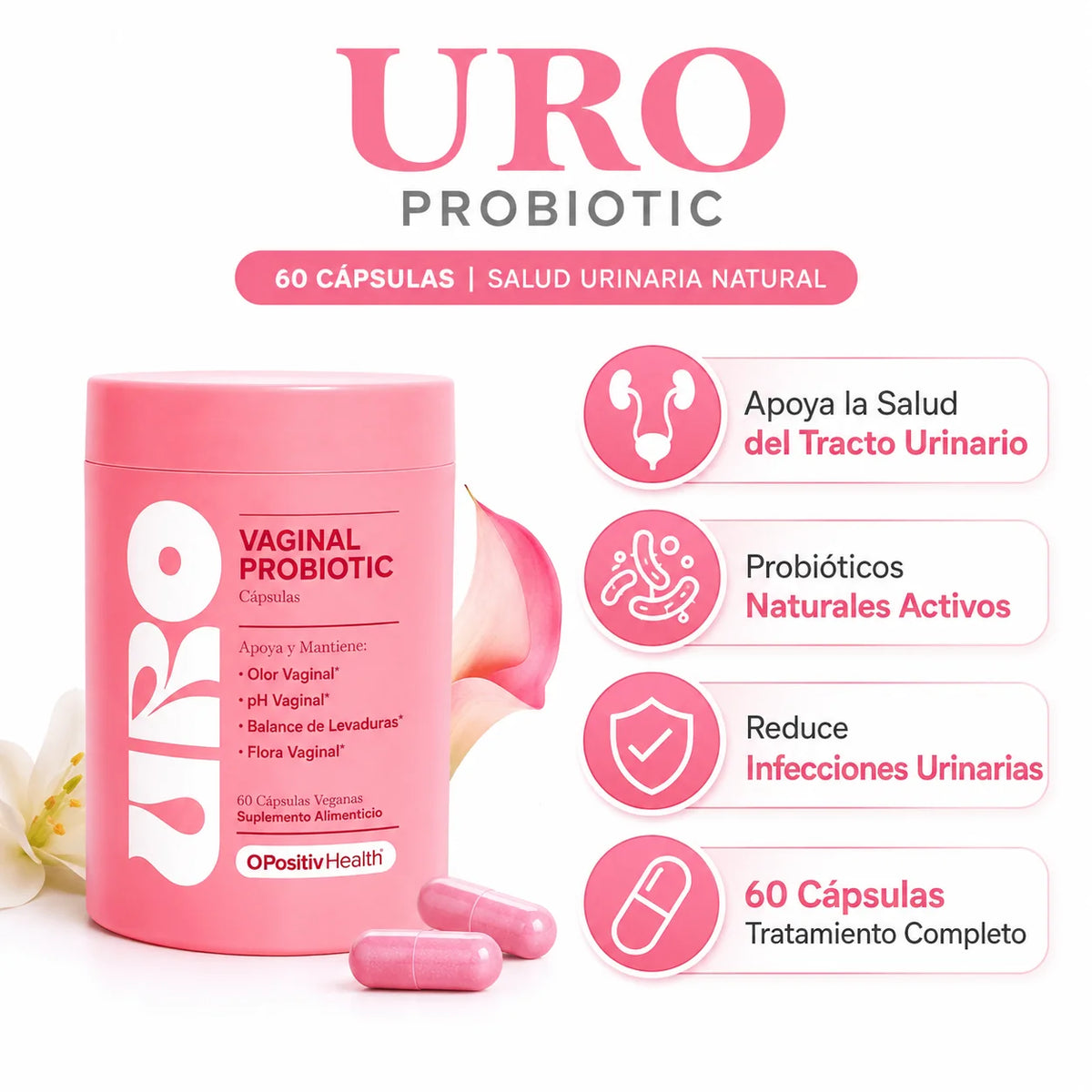 URO Vaginal Probiótico 🌸 | Bienestar Íntimo Femenino